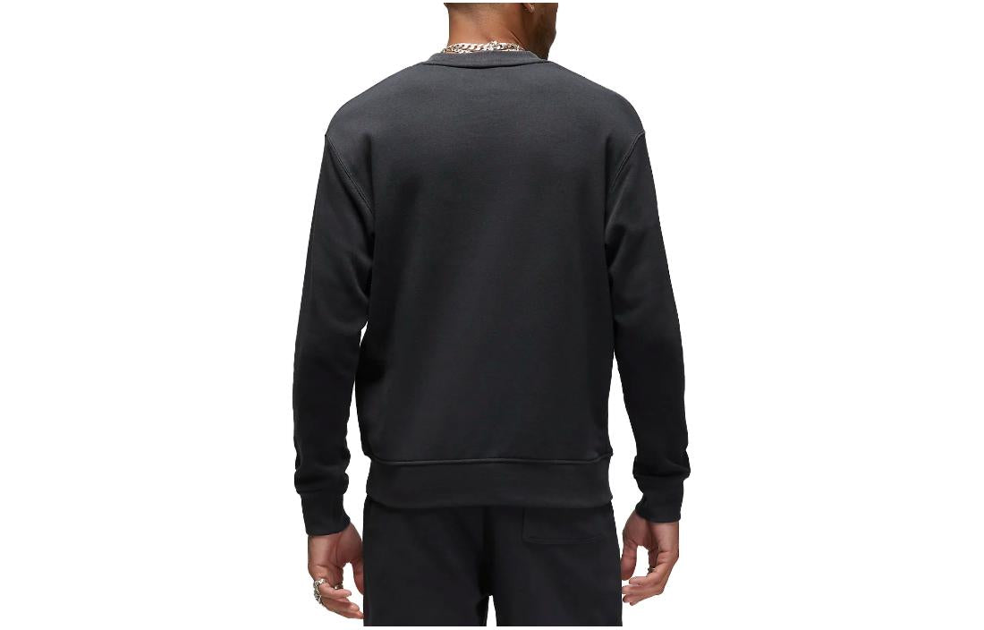 Air Jordan Flight MVP Lightweight Fleece Crew-neck Sweatshirt 'Off-Noir' DX9647-045