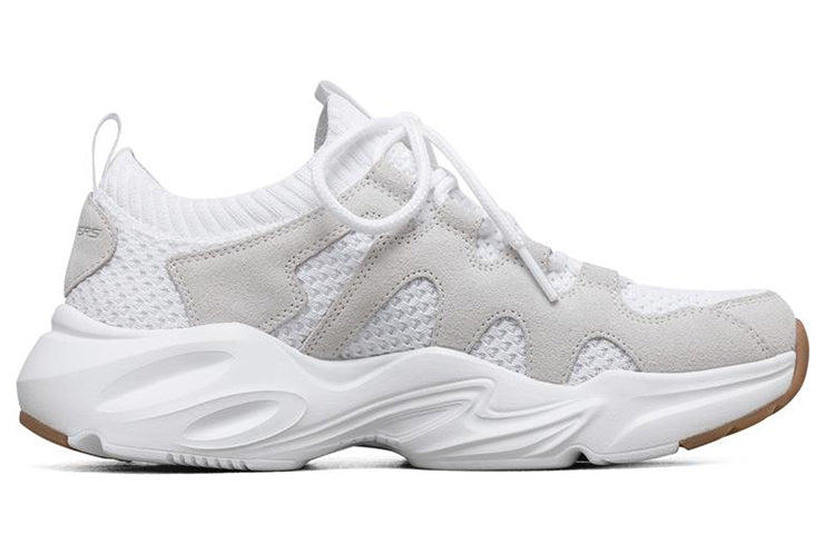 (WMNS) Skechers Stamina Airy Low-Top Running Shoes White 66666257-WNT