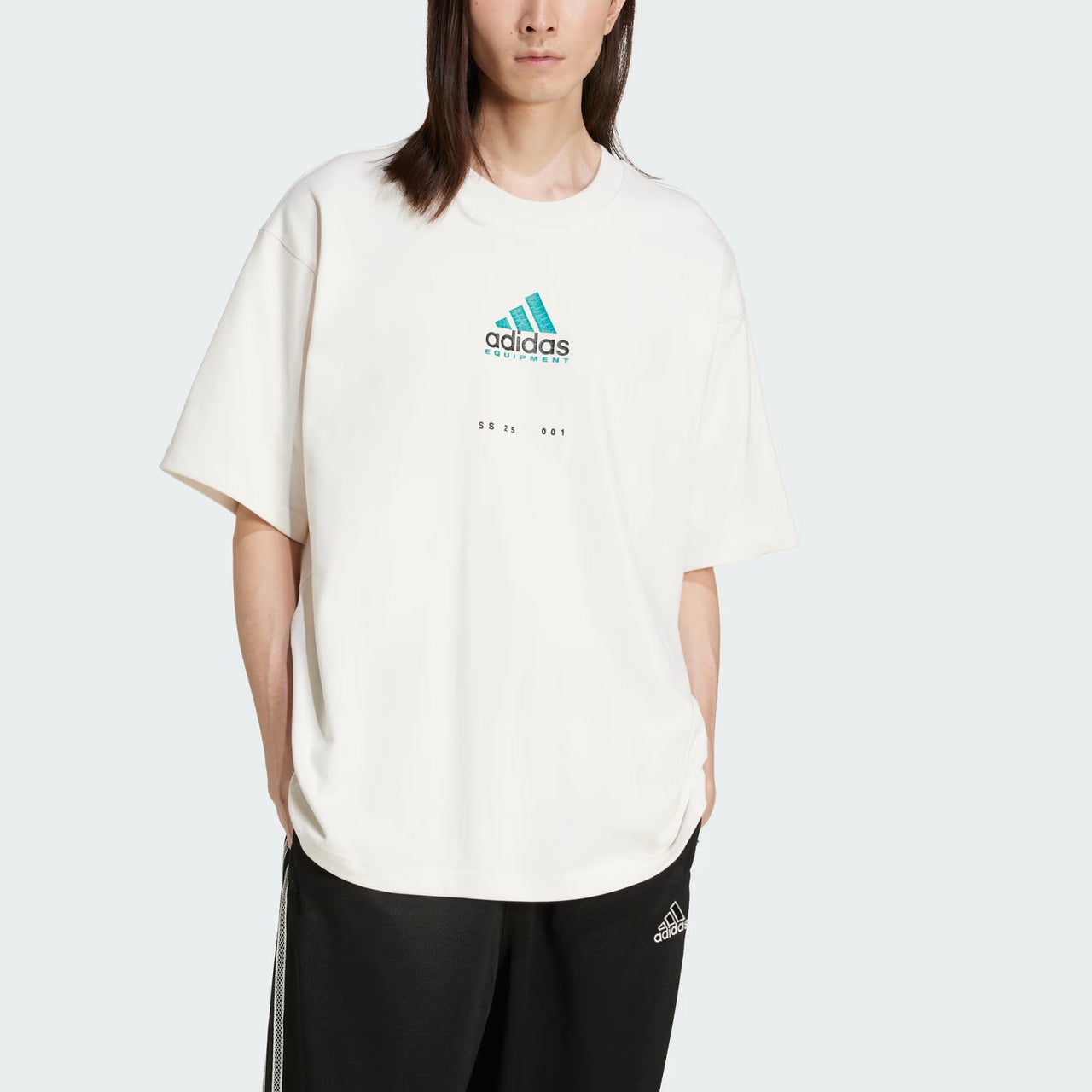 adidas EQT Graphic T-Shirt Asia Sizing 'Cream White' JN4845