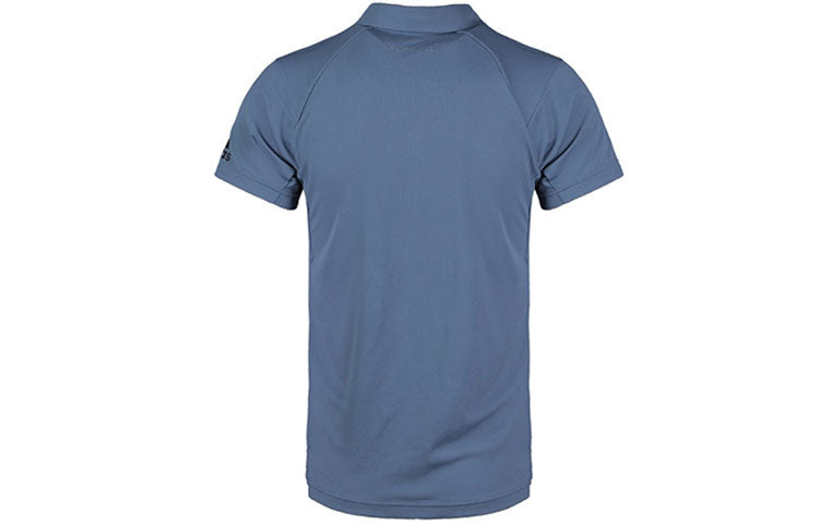 adidas Sports Tennis Short Sleeve Polo Shirt Blue Gray DY7503
