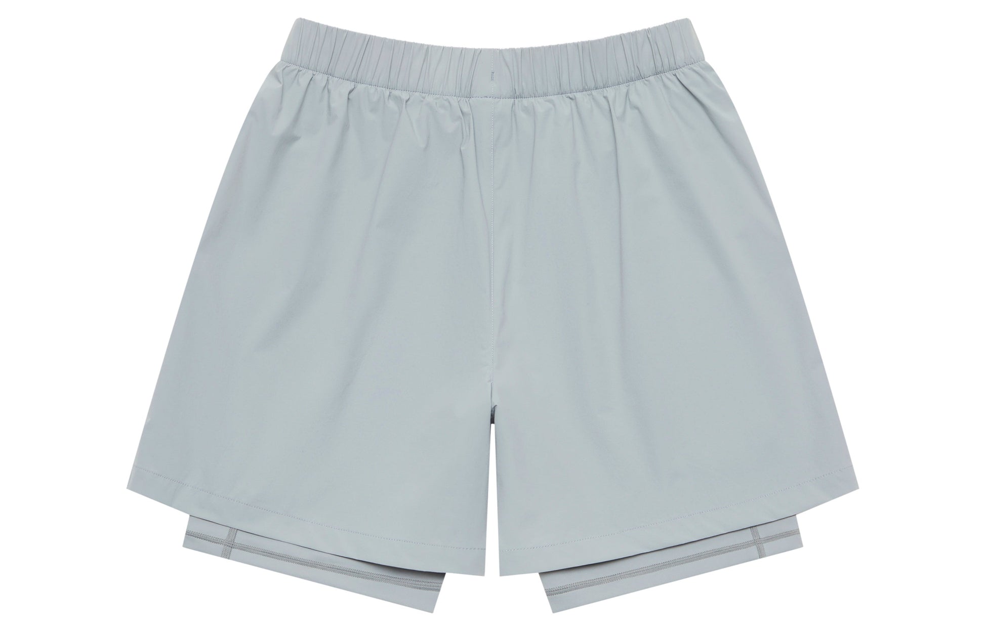 New Balance NB Logo 2 In 1 Short Asia Sizing 'Grey' NVE25121-GR