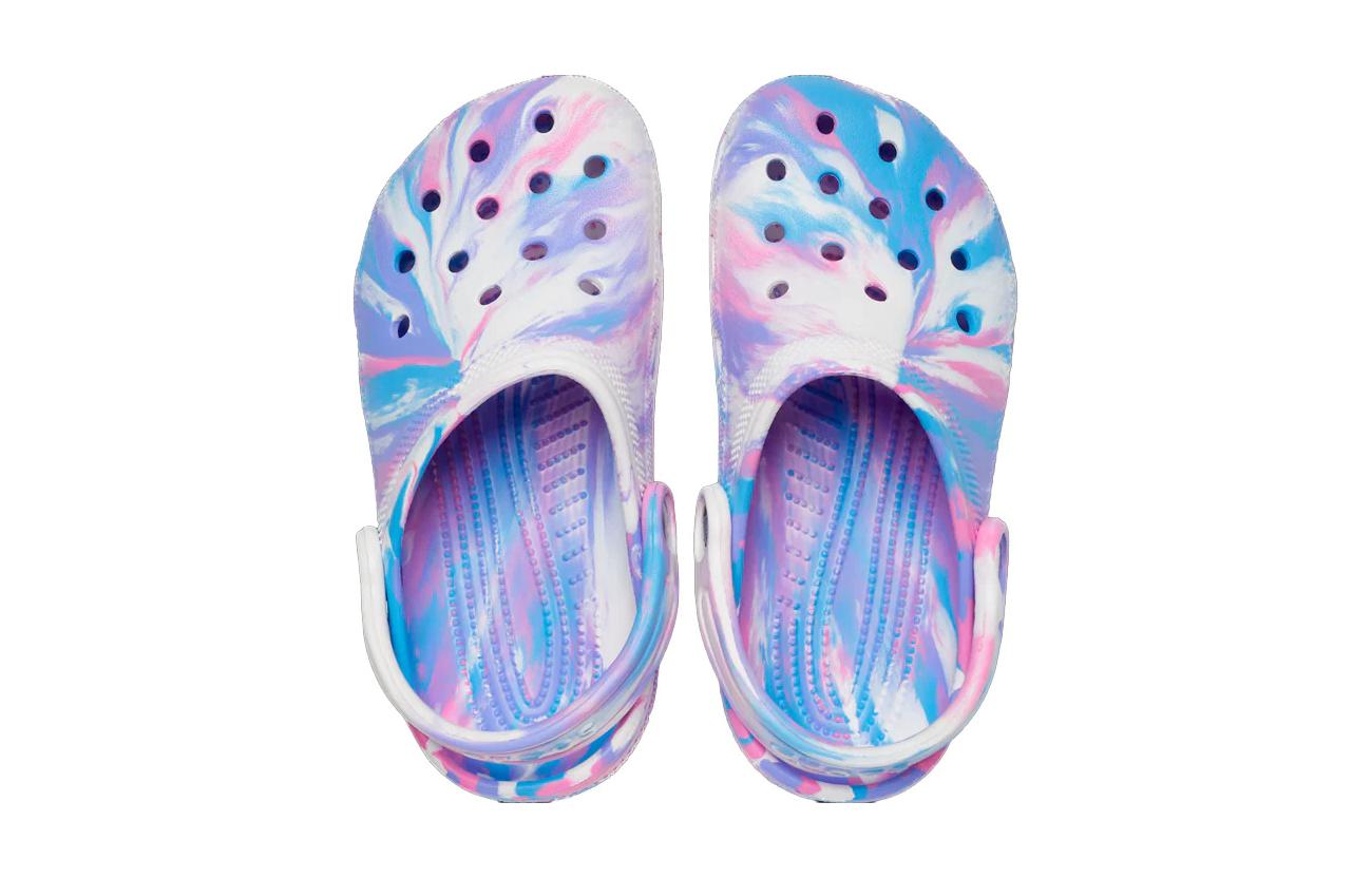 (PS) Crocs Classic Marbled Clog 'Blue Purple Pink' 207464-102