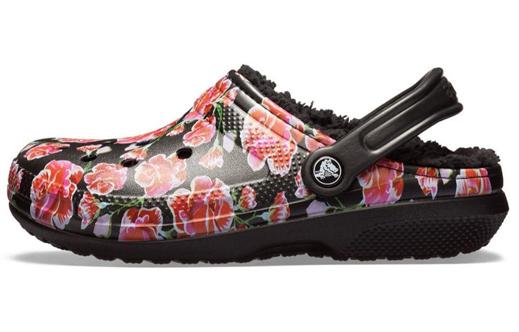 Crocs Classic Stay Warm Cozy Sports Unisex Black Red Sandals 'Black Red' 205324-643