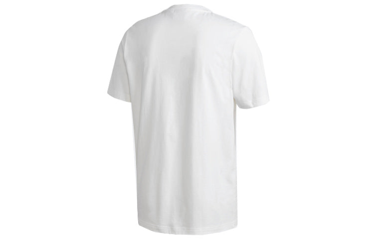 adidas originals Cts Slogan Tee Sports Short Sleeve White GP4297