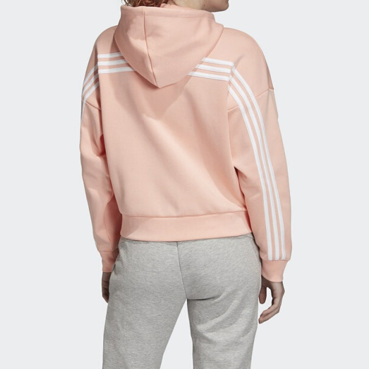 (WMNS) adidas Mh 3S Dk Hd Sports Hooded Jacket Pink EB3824
