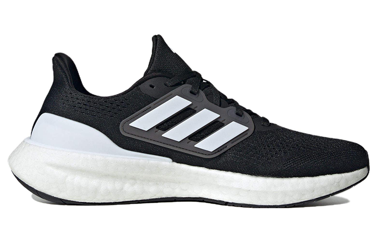 adidas PureBoost 23 Wide Running Shoes 'Black White' IF4839
