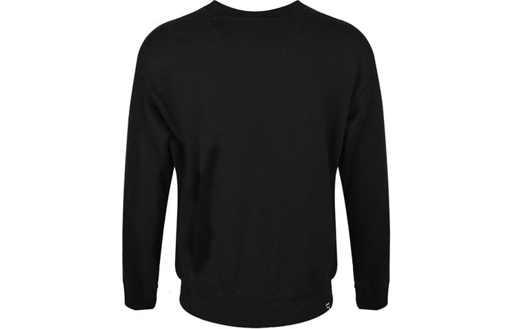 PUMA Logo Loose Round Neck Black 596011-01