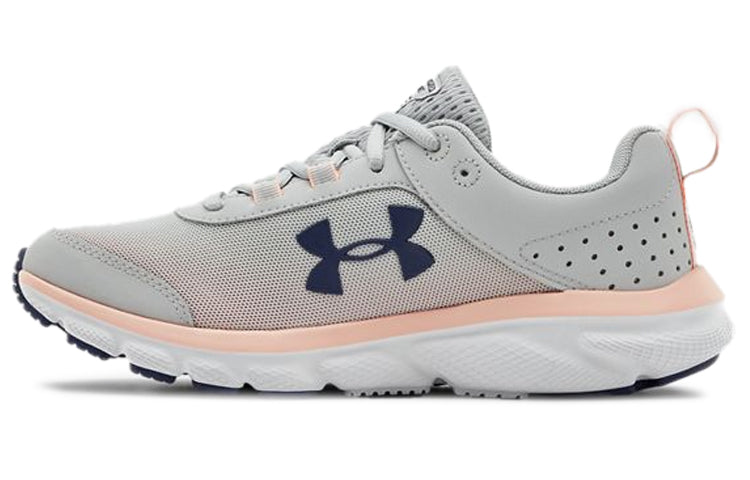 (WMNS) Under Armour Charged Assert 8 Sports Shoes Grey/Pink 3021972-105