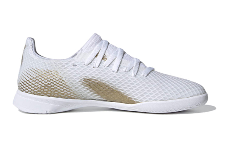(PS) adidas X Ghosted.3 IN 'White Metallic Gold Melange' EG8225
