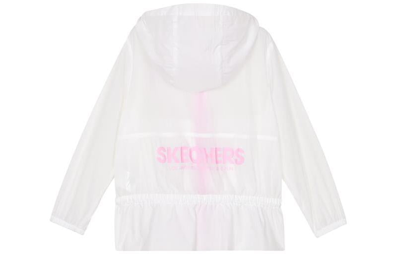 (GS) Skechers Logo Printed Jacket 'White Pink' L222G001