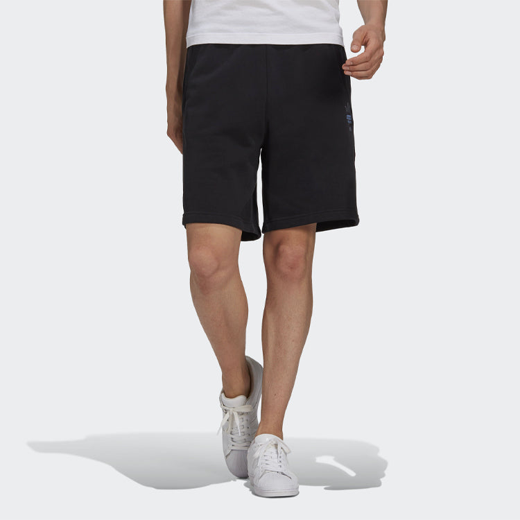 adidas originals Abstract Short Causual Logo Running Sports Short Pant Male Black GN3289
