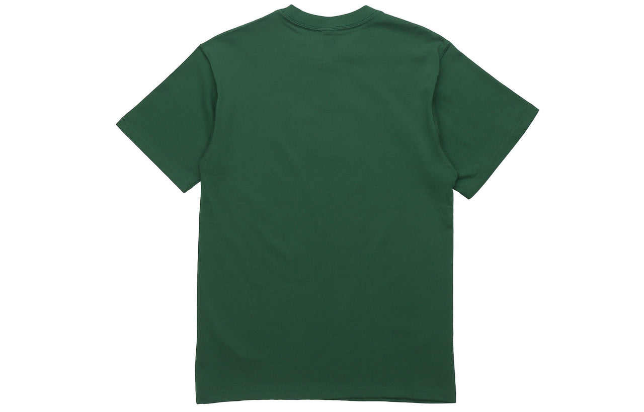 Stussy x Nike Crossover Alphabet Printing Round Neck Short Sleeve US Edition Unisex Green DD3342-341