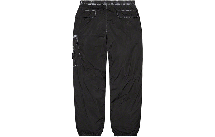Supreme Week 13 x Stone Island Painted Camo Nylon Cargo Pant SUP-FW20-298-BLK