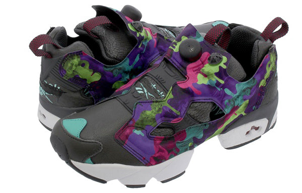 Reebok Instapump Fury Camouflage 'Black White Purple' BD1548