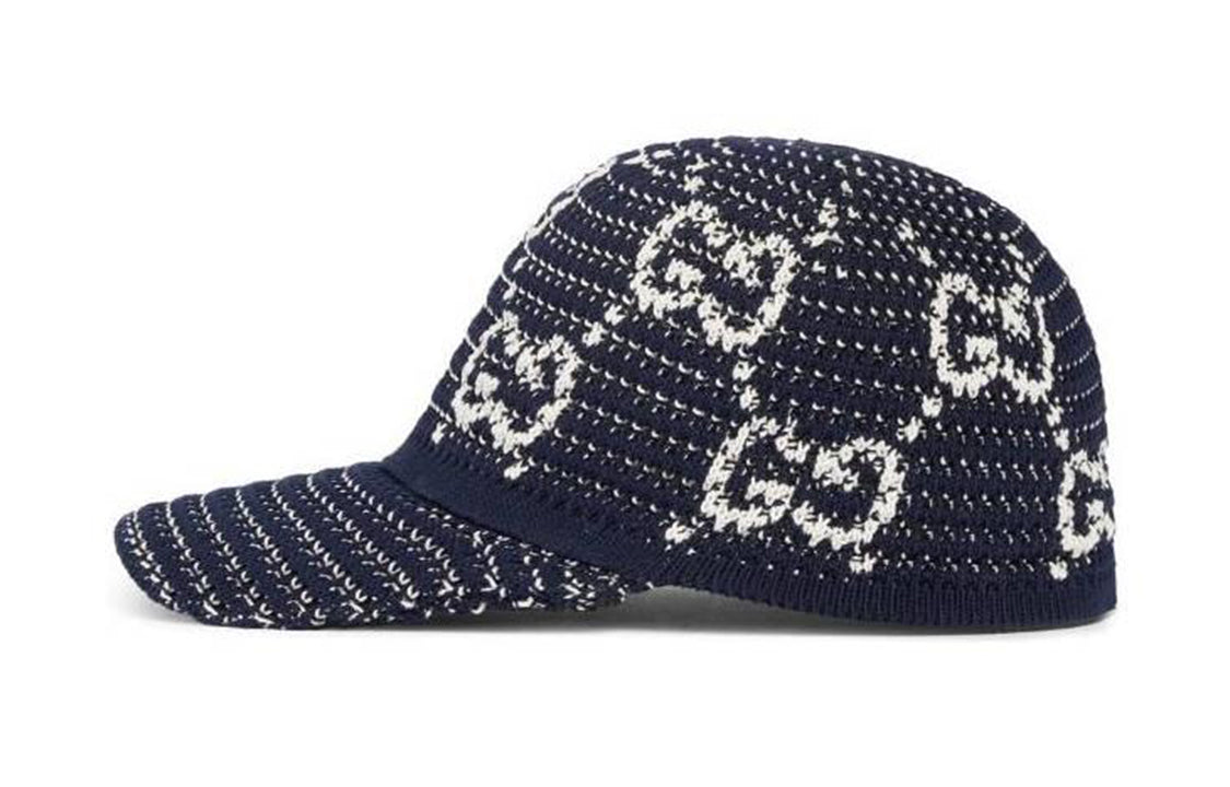 (WMNS) Gucci GG Crochet Cotton Baseball Hat 'Blue' 7473314HAY74000