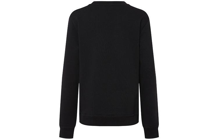(WMNS) KENZO Logo Printing Sports Hoodie Black FA52SW707962-99