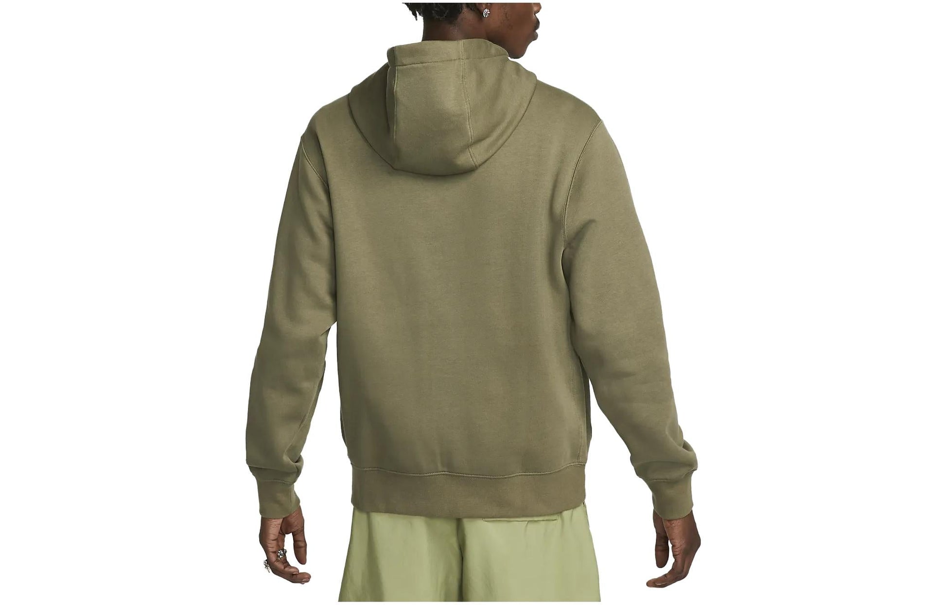 Nike Club Fleece+ Graphic Pullover Hoodie 'Medium Olive' DQ4653-222