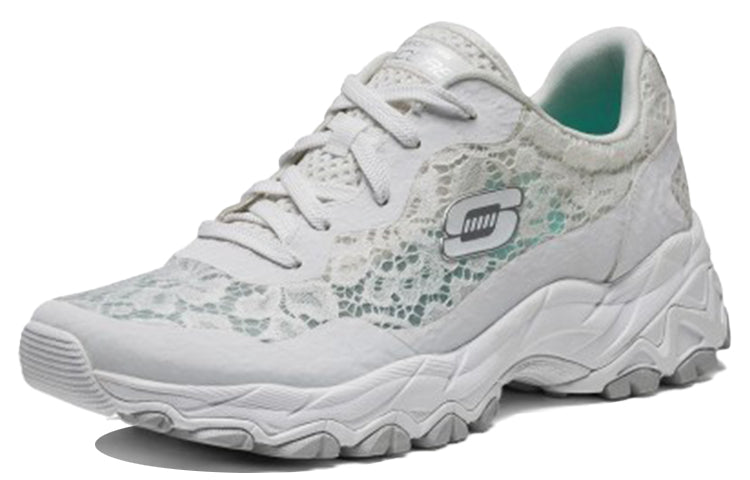 (WMNS) Skechers Encore Low Top White 66666056-LTGY