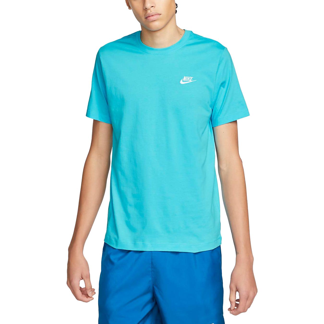 Nike Sportswear Club T-Shirt 'Ocean Blue' AR4997-416