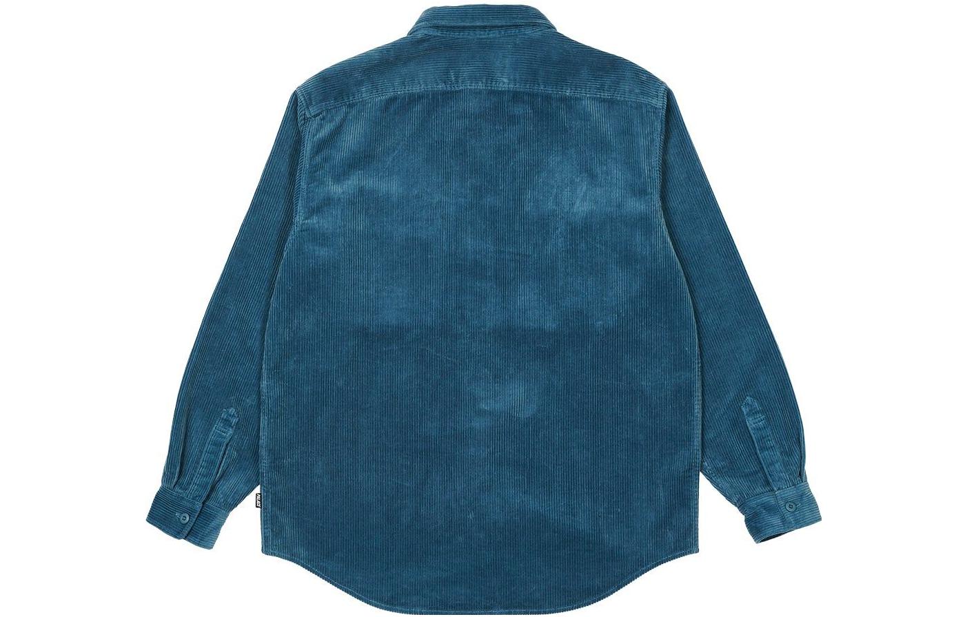 Palace Cargo Cord Shirt 'Blue' P23SHT072