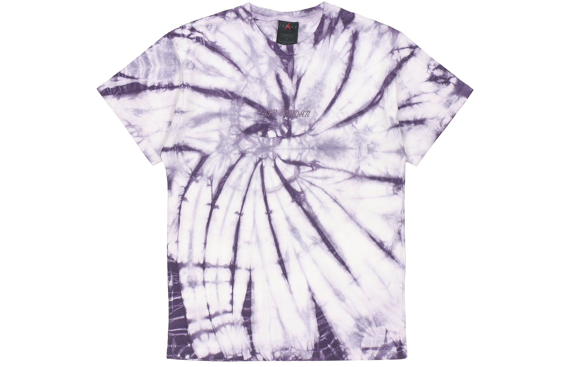 Air Jordan Tie Dye Printing Loose Knit Short Sleeve Purple DQ3903-102