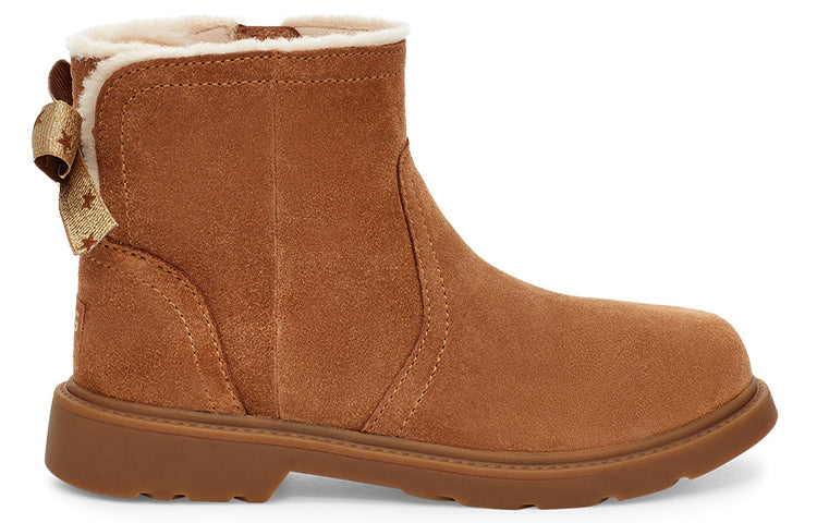 UGG Lynde Fleece Lined Big Boys Brown 1115831K-CHE