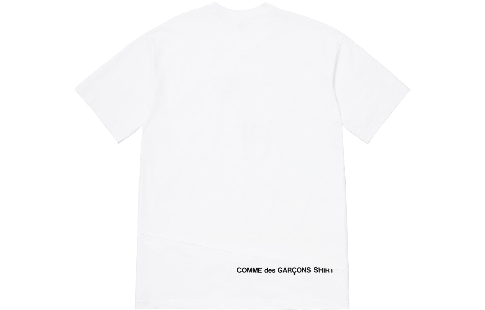 Supreme FW18 x COMME des GARCONS Shirt Split Box Logo Tee White Logo Tee SUP-FW18-399