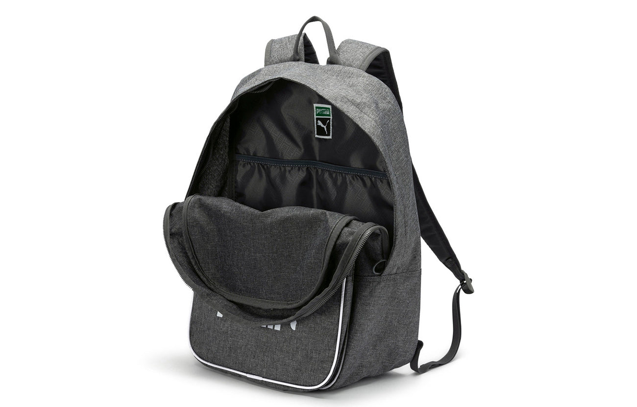 PUMA Originals Retro Woven Backpack 'Grey White' 076652-02