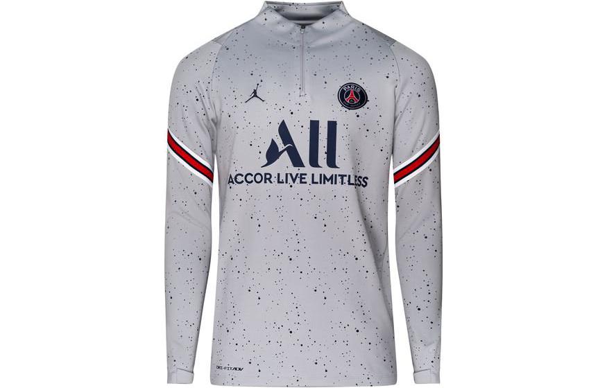 Air Jordan x Paris Saint Germain ADV Elite Strike Drill Top 'Grey Navy Red' DH7555-013