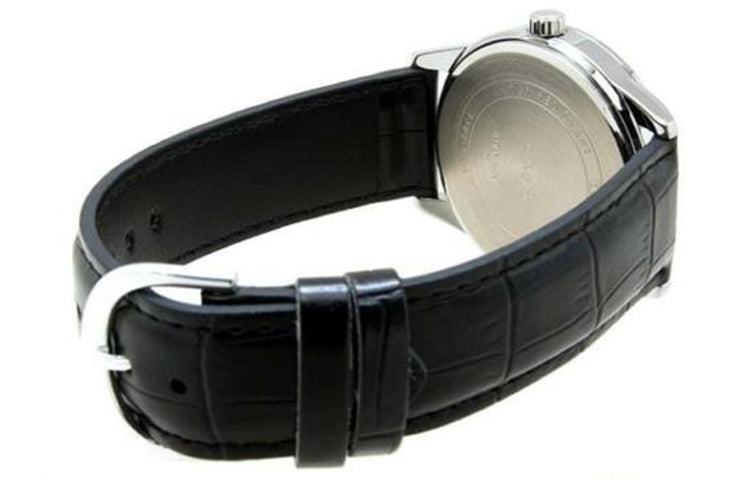 CASIO Quartz Waterproof Mens SilverBlack Analog MTP-V001L-1B