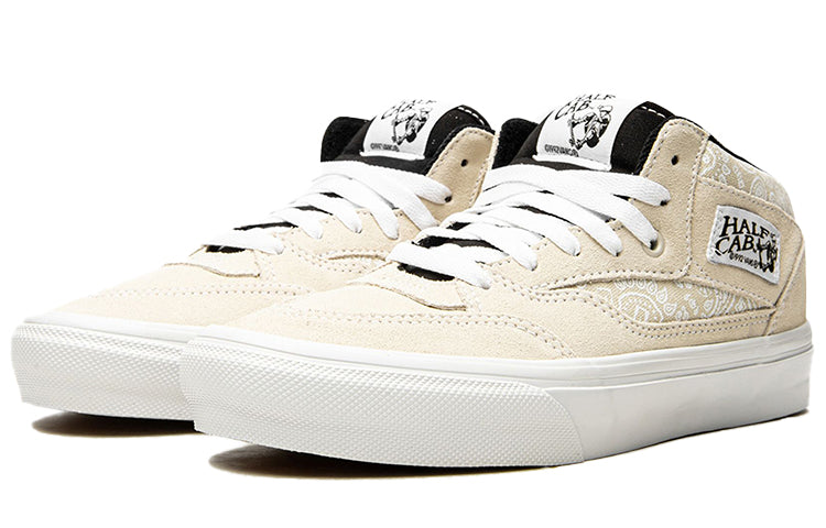 Vans Unisex Half Cab '92 Sneakers Multi-color 'Cream White Black' VN0A5KYA670