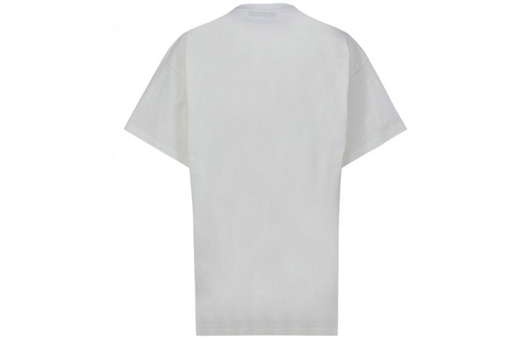 Balenciaga PDF Logo Oversized T-Shirt 'Off White' 676589TLVF79016