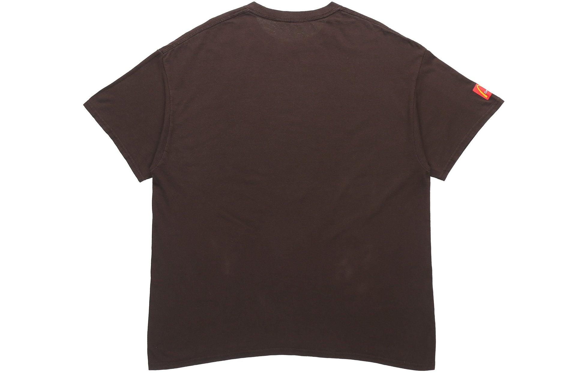 Travis Scott Cactus Jack x Mcdonald s Unisex Fry Printed Round-neck Tee Brown TC-265