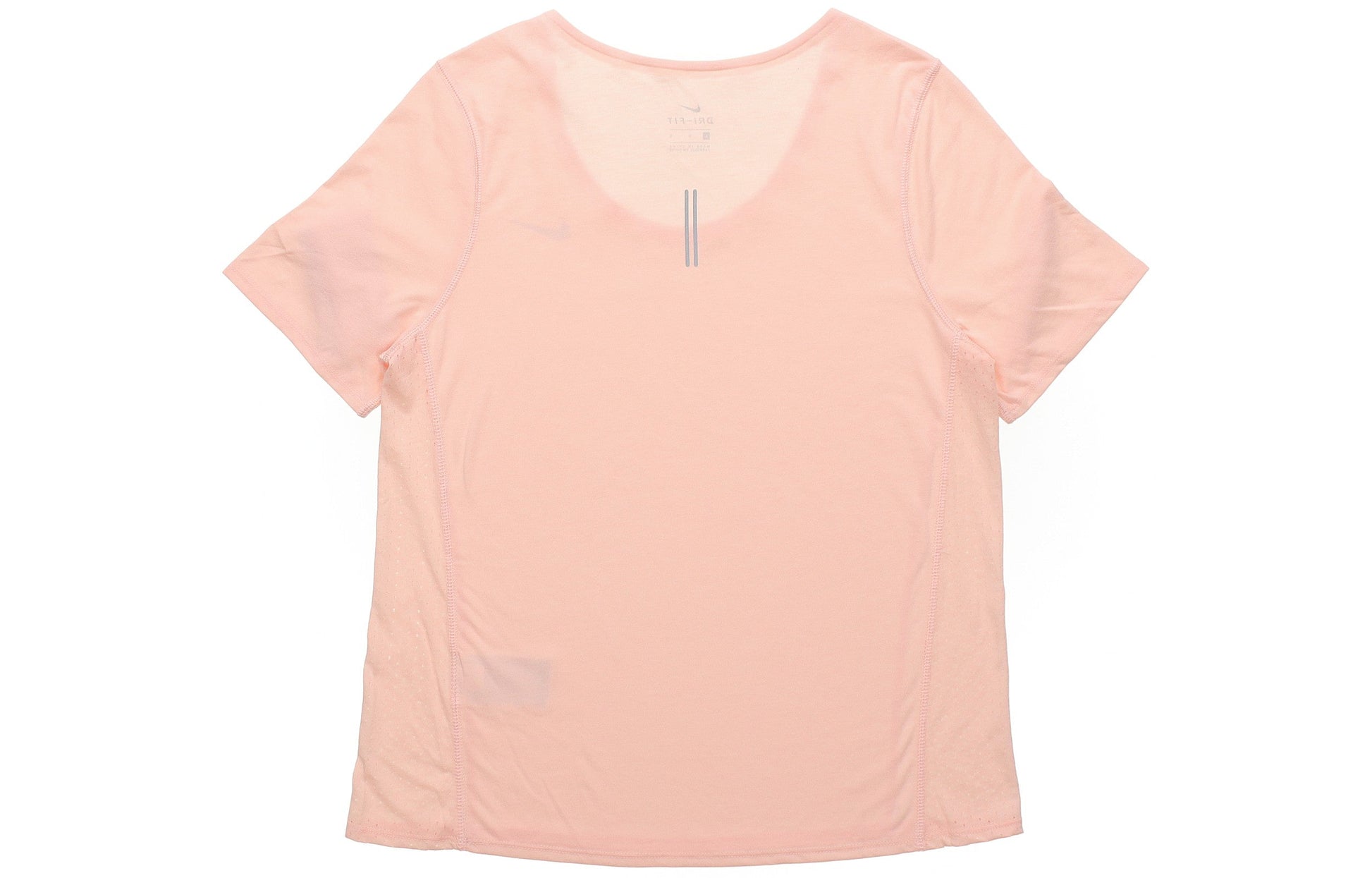 (WMNS) Nike City Sleek Dri-FIT Moisture Conduction Quick Dry Running Short Sleeve Washed Coral Red T-Shirt CU3235-664