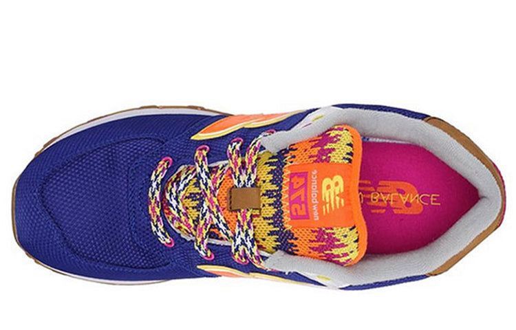 New Balance 574 Shoes For Blue/Orange KL574T5G