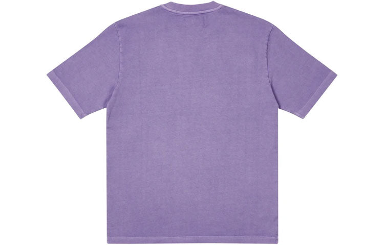 PALACE Solid Color Alphabet Short Sleeve Unisex Purple P20ES070