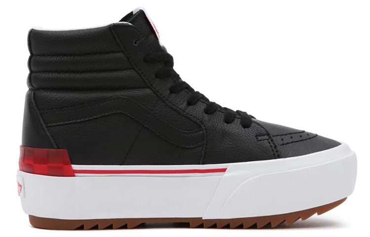 Vans Waffle Lovers SK8-HI Stacked High-Top Sneakers Black/White VN0A4BTWB0M