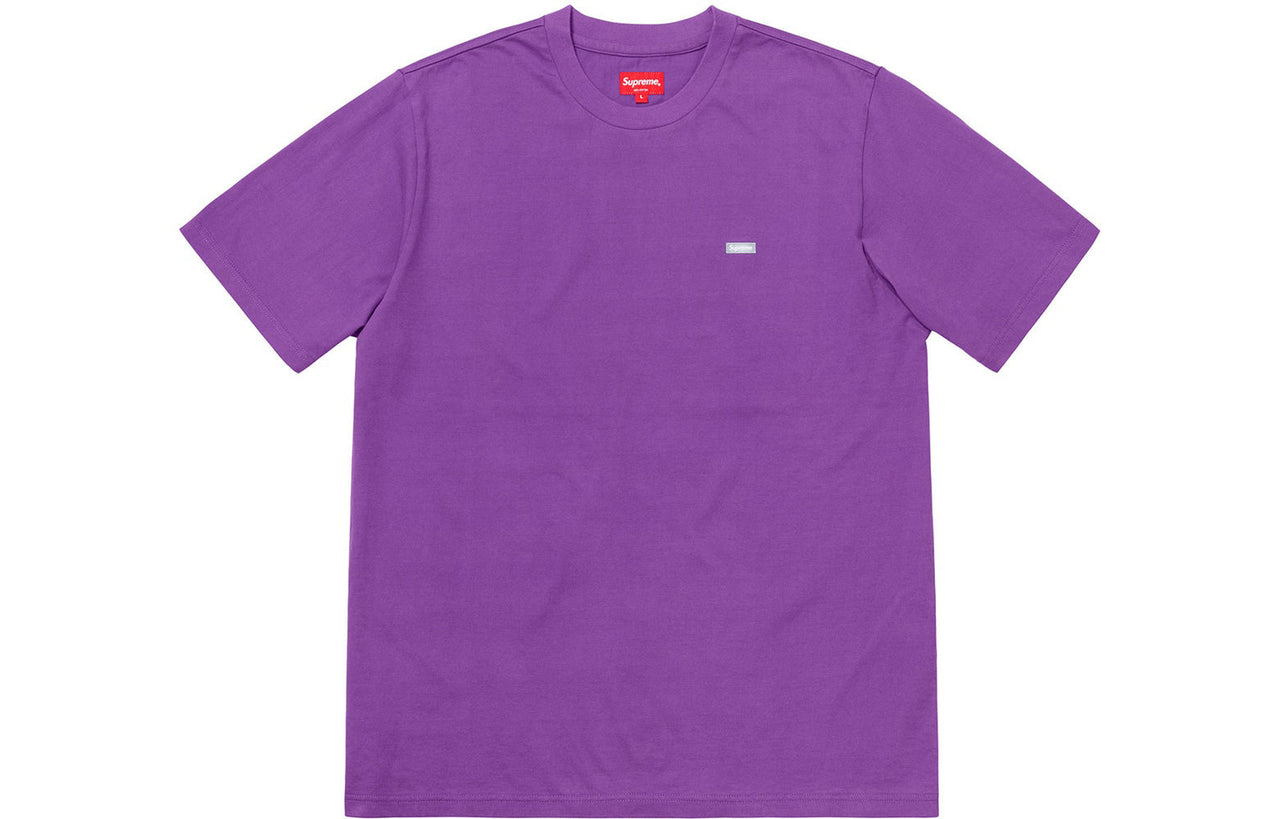 Supreme FW18 Reflective Small Box Violet Tee SUP-FW18-357