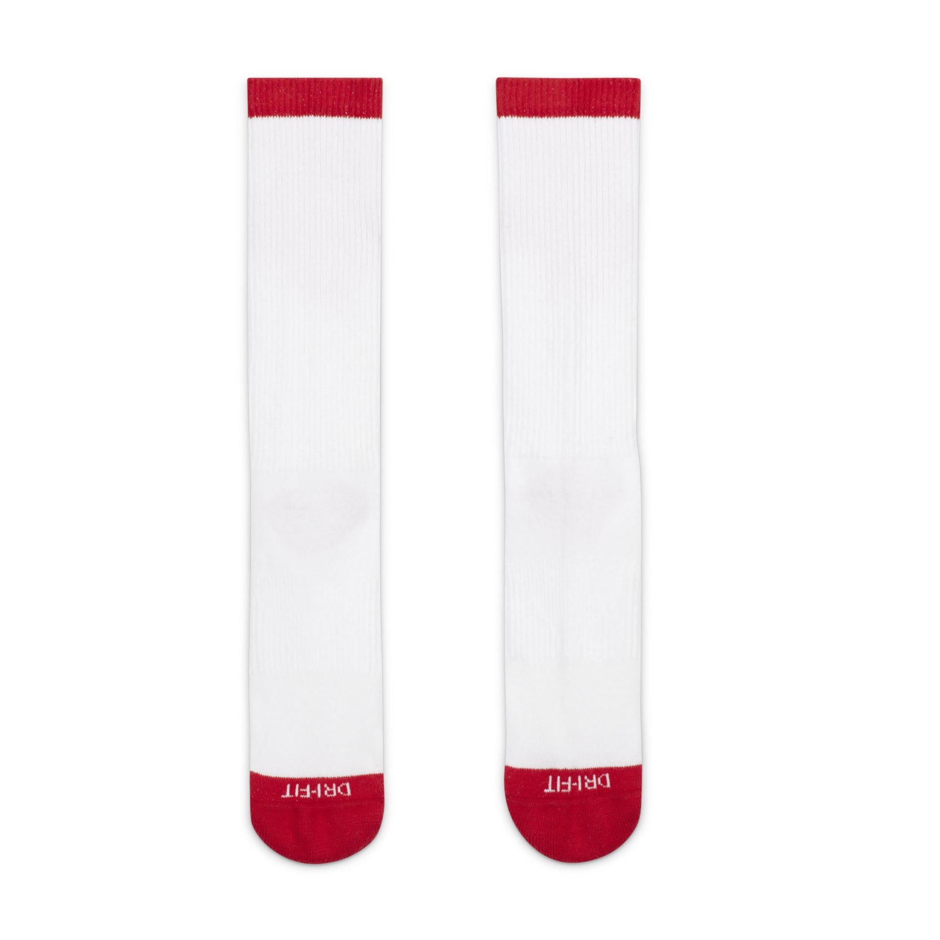 Nike Everyday Plus Cushioned Crew Socks 'White Red' DQ7709-100