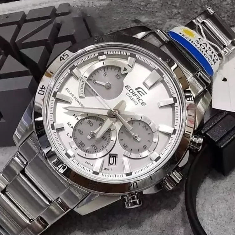 Casio Edifice Smart Analog Watch 'Silver White' EQS-930MD-8AV