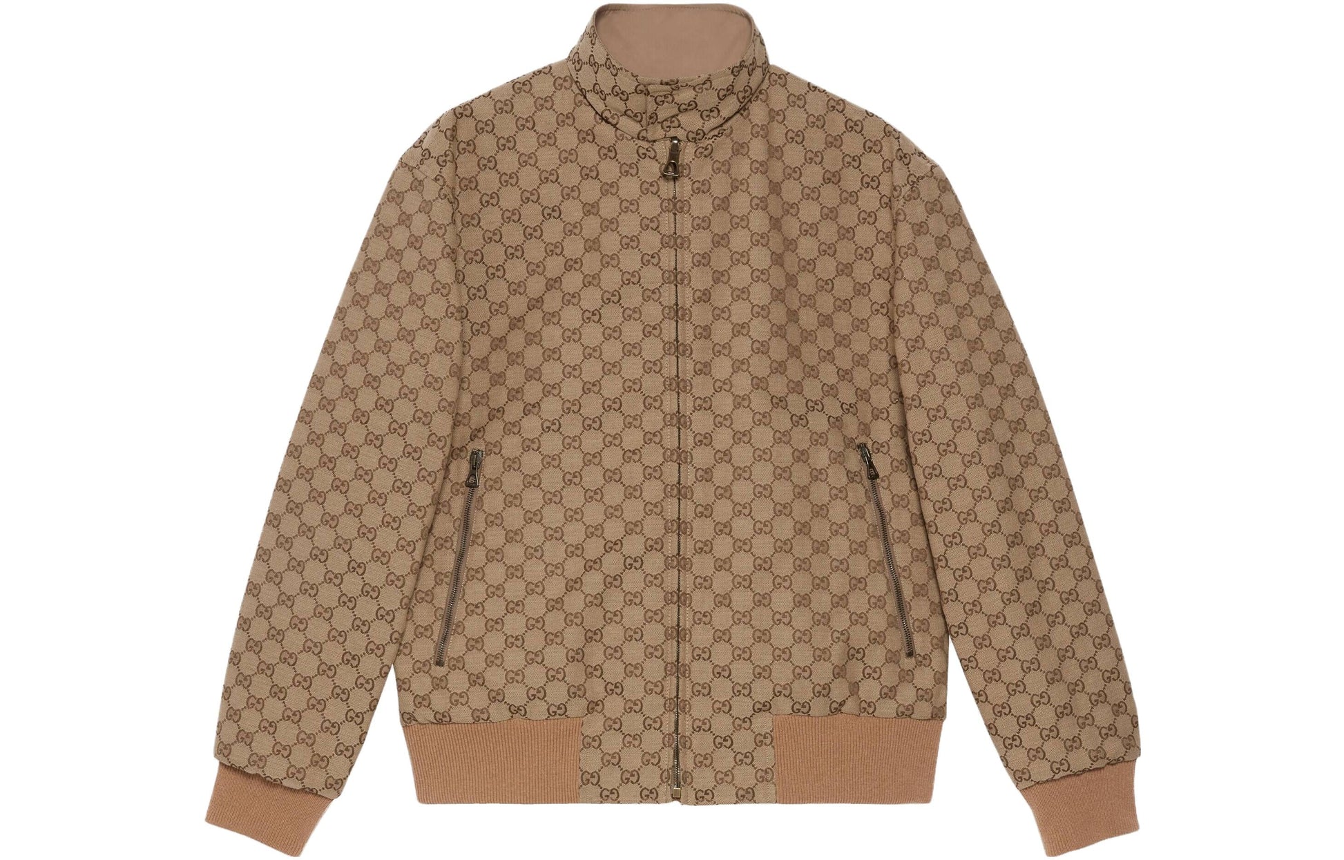 Gucci GG Canvas Reversible Jacket 'Beige Ebony' 717009-Z8A57-9118