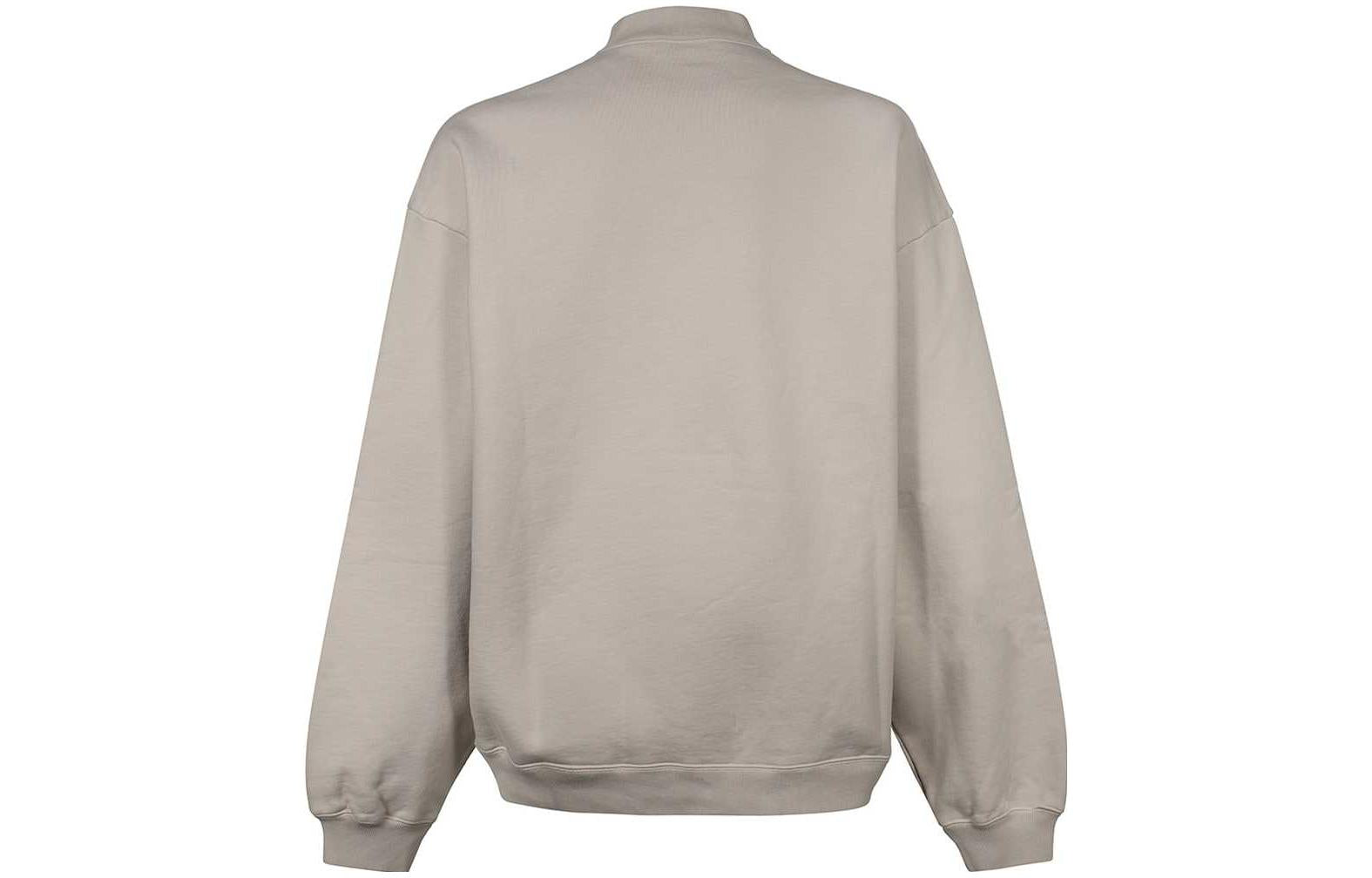 Balenciaga Embroidery Logo Crewneck Sweatshirt 'Beige' 656999-TKV74-2966