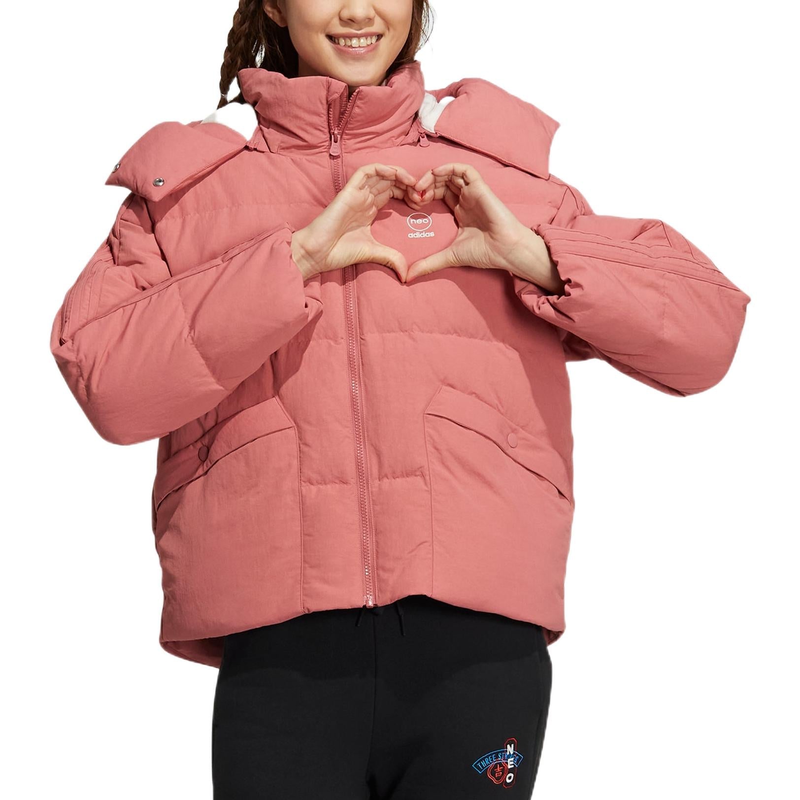 (WMNS) adidas Neo Vibe Down Jackets 'Pink' HN2458