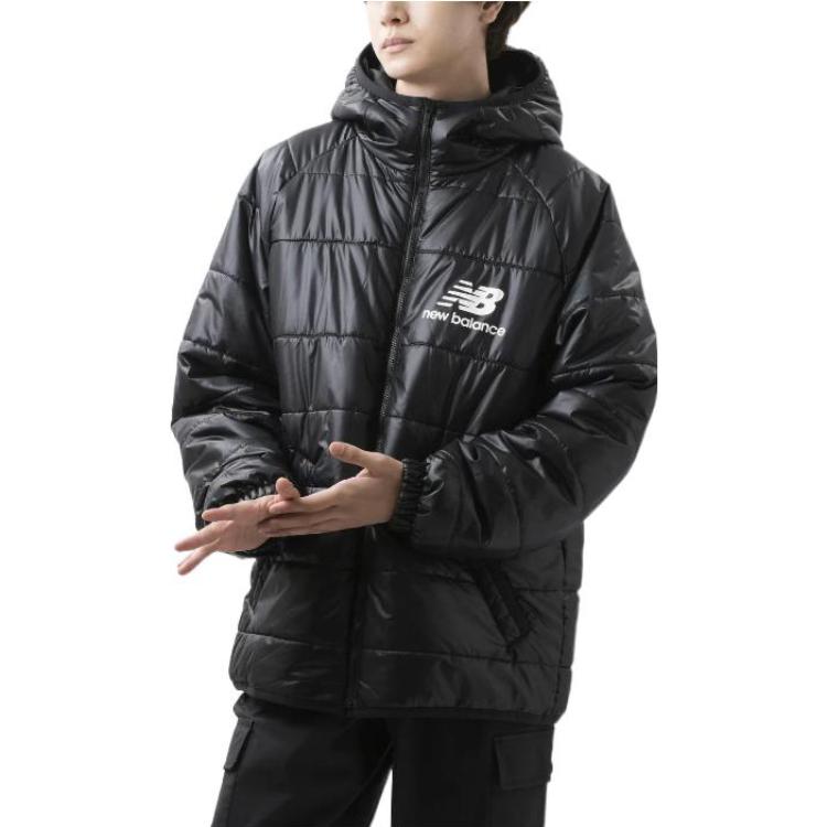 New Balance Athletics Winterized Short Synthetic Puffer Asia Sizing 'Black' MJ13513-BK