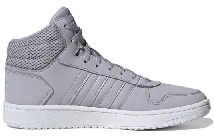 (WMNS) adidas Hoops 2.0 Mid 'Grey White' FW3504