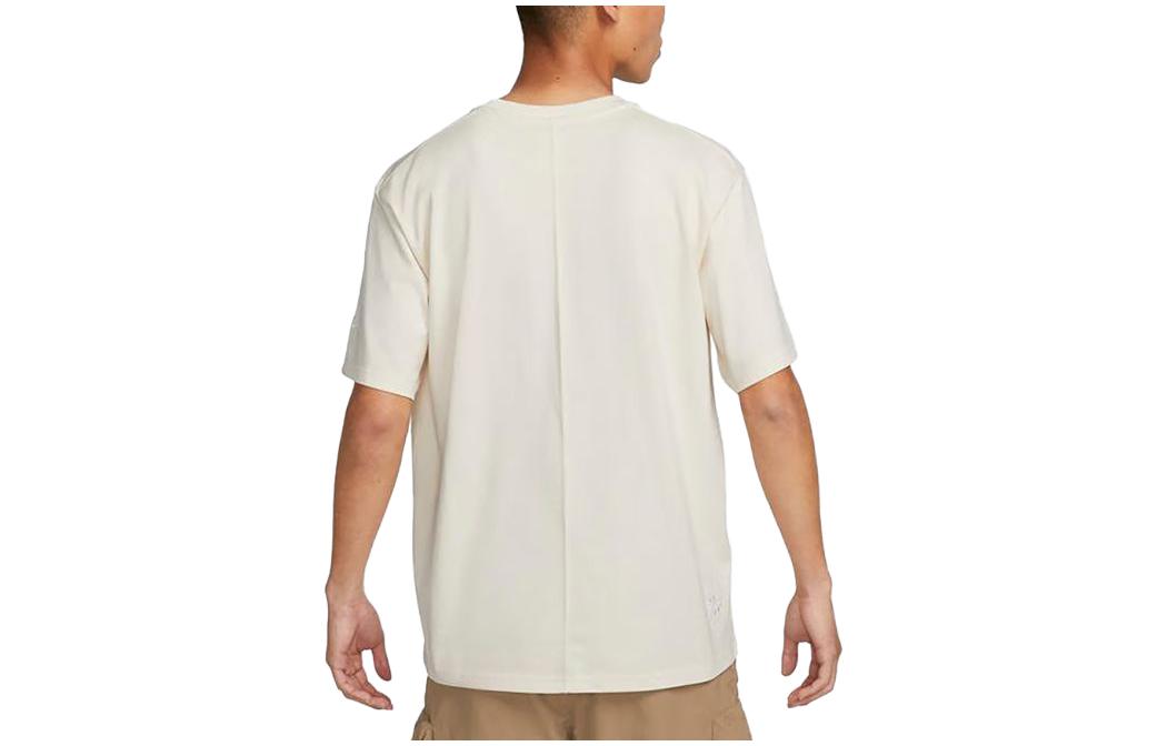 Nike Dri-FIT Quick-Drying Short-Sleeved Top 'Beige' FB4396-901