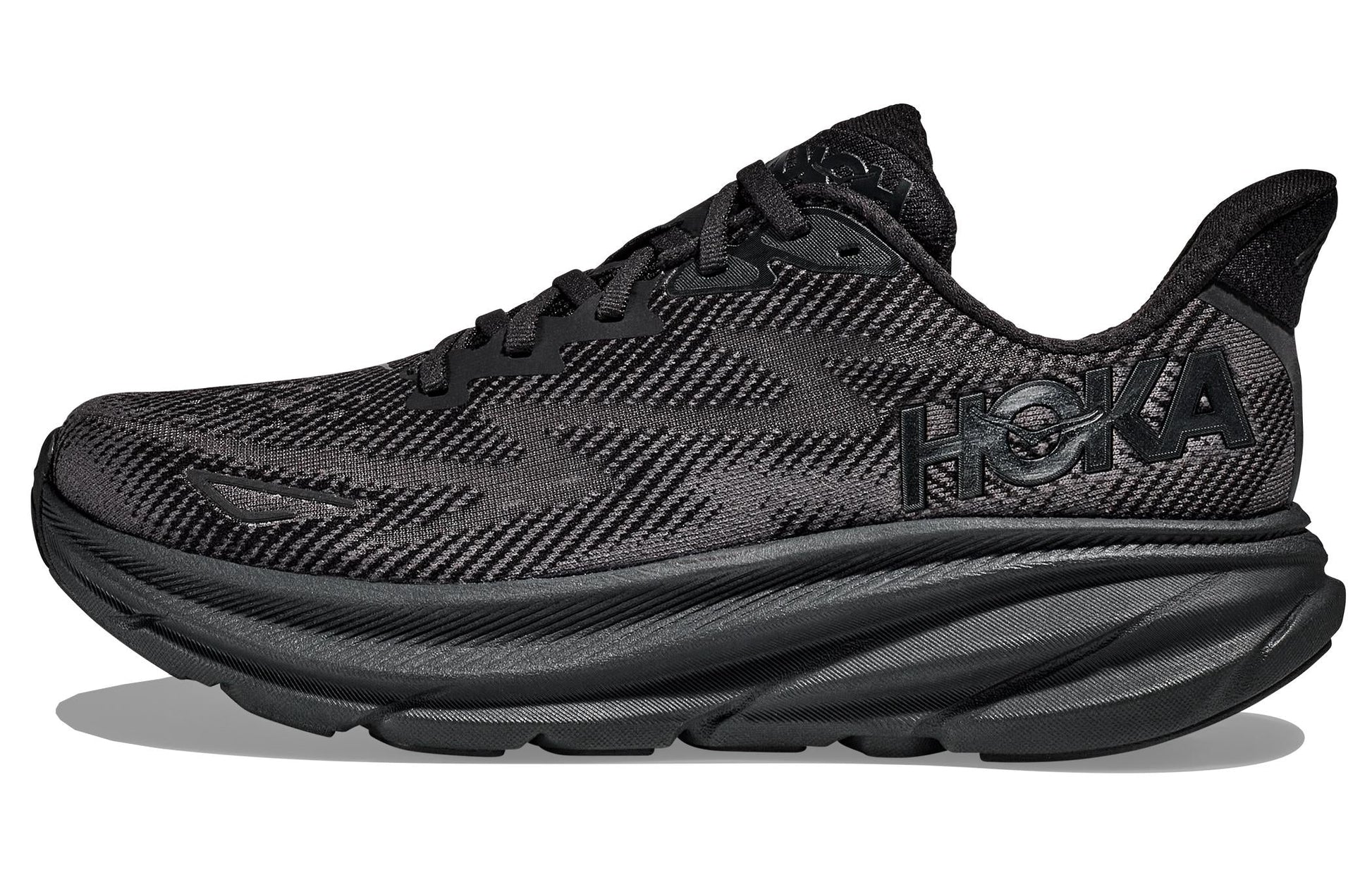 (WMNS) HOKA ONE ONE Clifton 9 'Triple Black' 1127896-BBLC