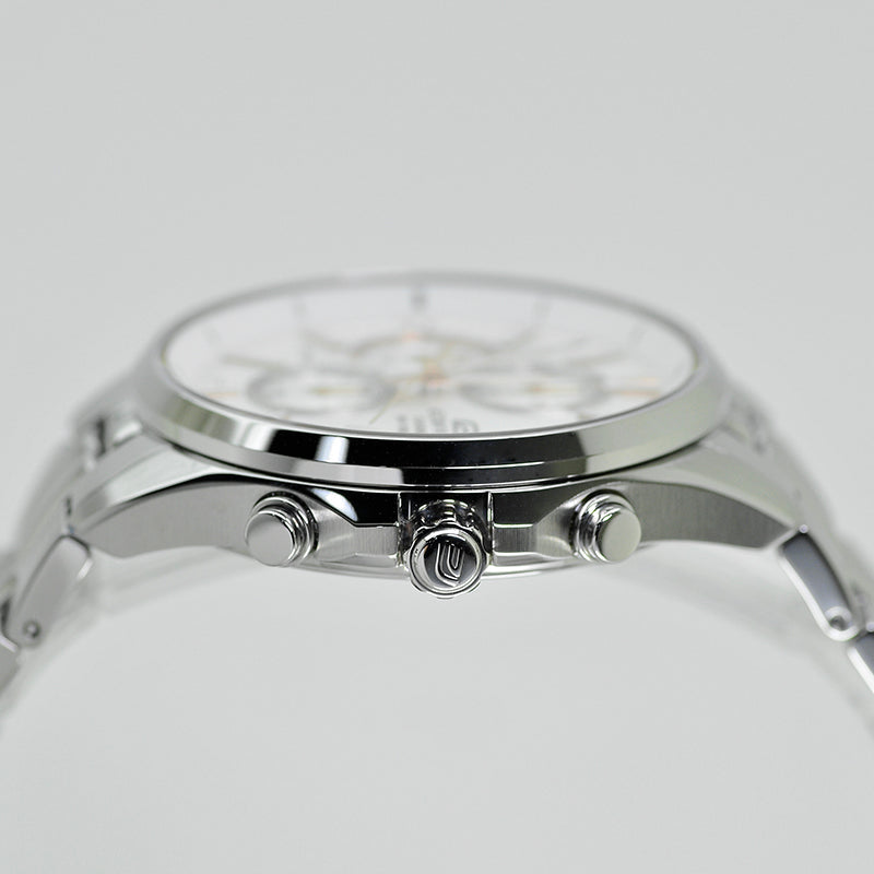 CASIO Quartz EDIFICE Stainless Steel Strap Mens Silver Analog EFB-530D-7A2021