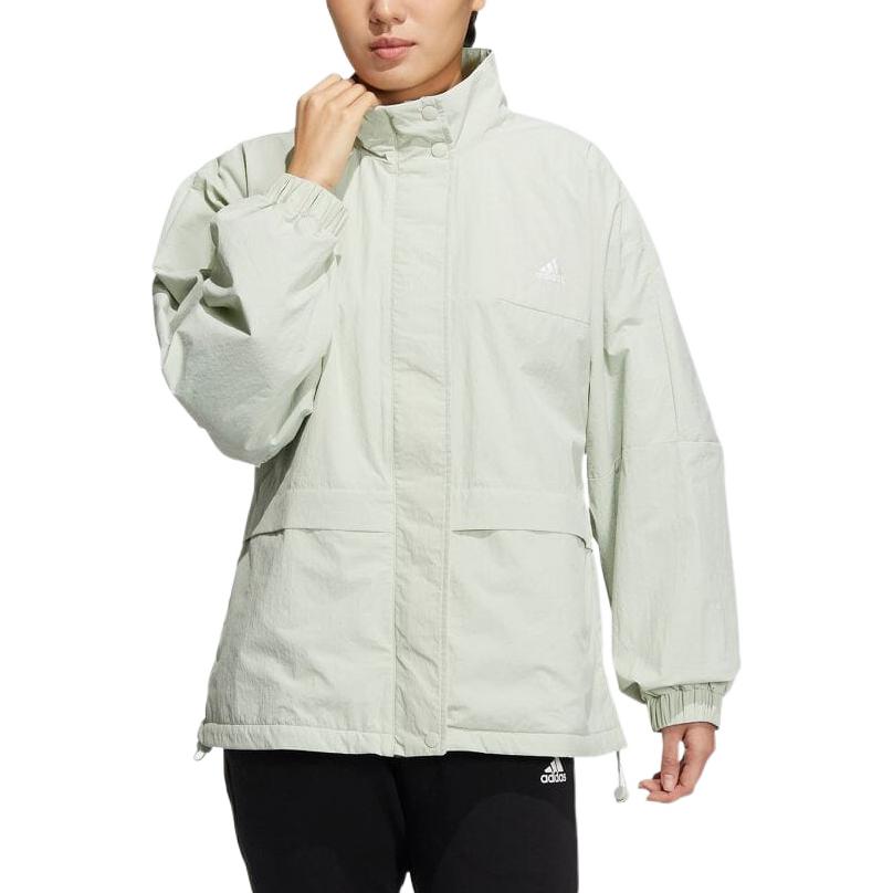 (WMNS) adidas Word Woven Jacket Asia Sizing 'Green' HM2807