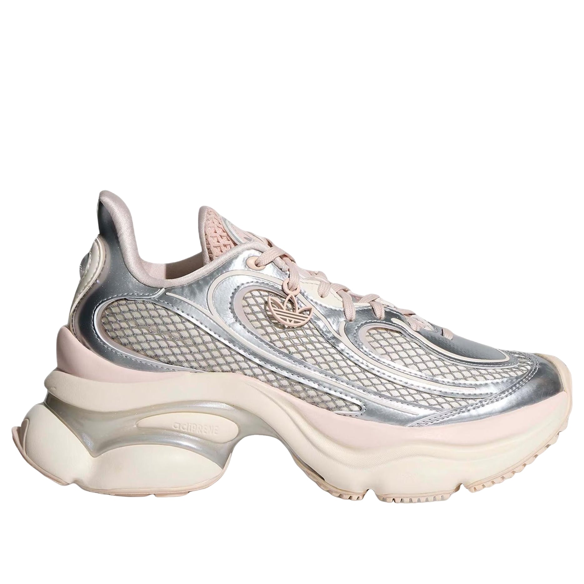 (WMNS) adidas Ozvenuz 'Silver Metallic Wonder Quartz Chalk White' KK4674